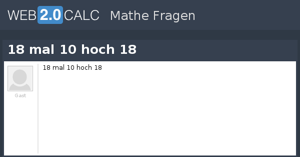 6 2 mal 10 hoch 18